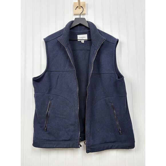 Goodfellow & Co Men’s Navy‎ Blue Sweater Vest Size XL Medium Fall Winter #183 - Picture 2 of 16
